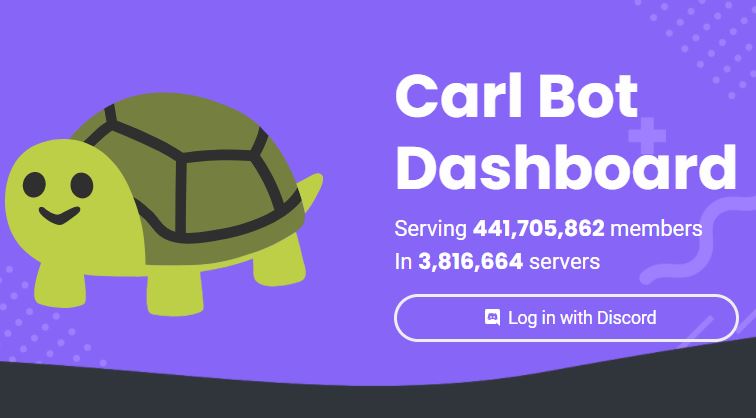 Carl bot Dashboard