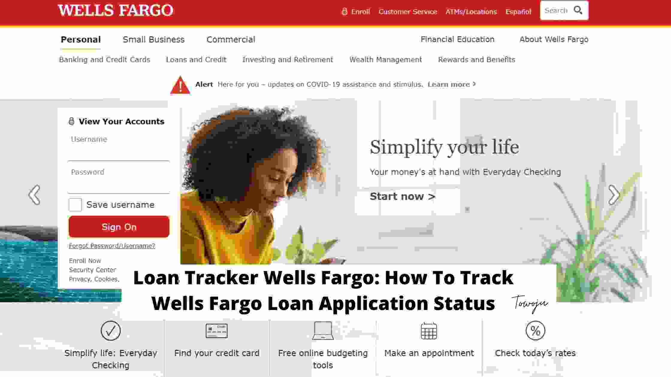 Loan Tracker Wells Fargo
