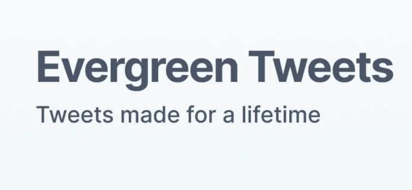 evergreen tweet