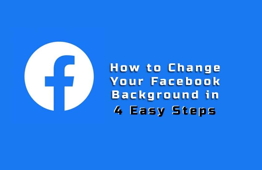 how to change facebook background