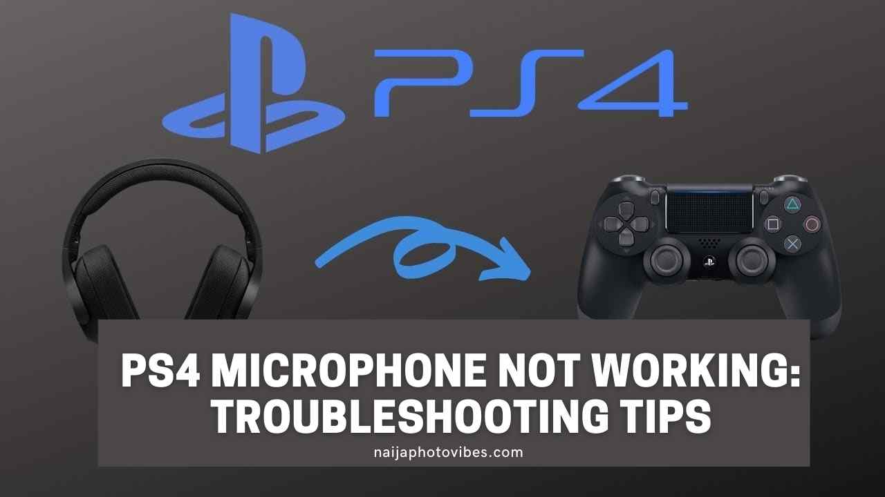 ps4 microphone not working